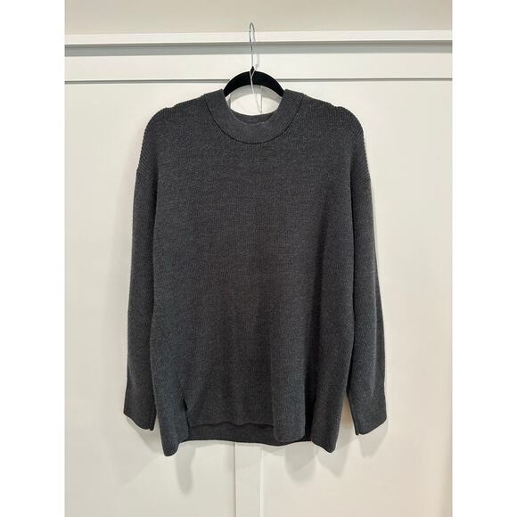 Lululemon Merino Wool Blend Ribbed Crewneck Sweater - Picture 1 of 7